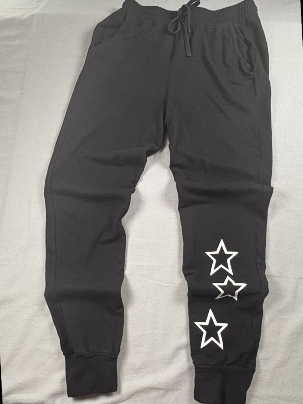 Sundry black star jogger sweatpants size 2